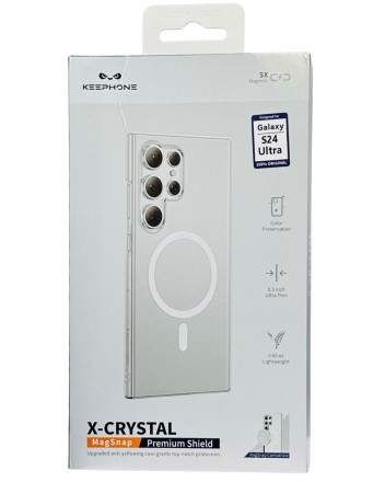  Накладка для Samsung Galaxy S24 Ultra Keephone X-Crystal MagSnap прозрачный