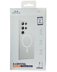 Накладка для Samsung Galaxy S24 Ultra Keephone X-Crystal MagSnap прозрачный
