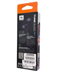 Наушники с микрофоном JBL T310C Type-C черные