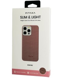 Накладка для i-Phone 15 Pro Max 6.7&quot; Pitaka MagEZ Case 5 (Bonfire) красный