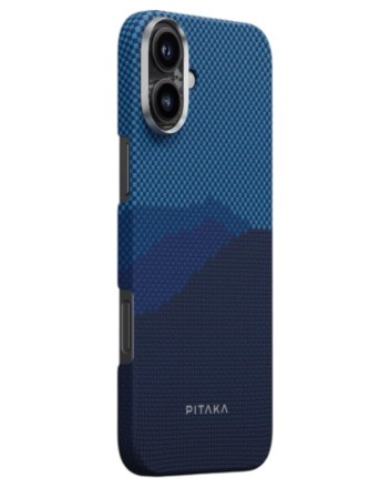  Накладка для i-Phone 16 6.1&quot; Pitaka StarPeak Tactile Woven case (Over the horizon)