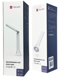 Настольная лампа светодиодная Yeelight Rechargeable Folding Desk Lamp YLYTD-0027 белая