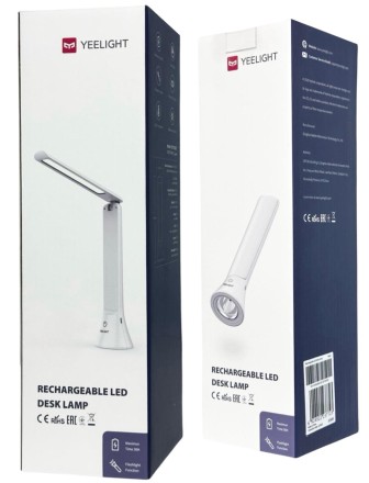  Настольная лампа светодиодная Yeelight Rechargeable Folding Desk Lamp YLYTD-0027 белая