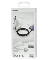 Кабель-зарядка Type-C на Lightning Baseus Tungsten Gold 20W 1м (CATLWJ-01) чёрный