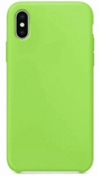 Чехол-накладка  i-Phone X/XS Silicone icase  №31 зеленая