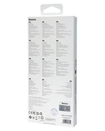  Powerbank Baseus Airpow с кабелем Type-C 10000mAh 1USB/USB-C 20W (PPQD090002) белый