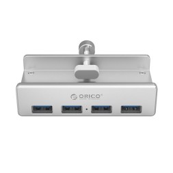 USB-хаб Orico MH4PU 4xUSB3.0 серебристый