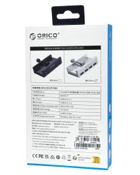 USB-хаб Orico MH4PU 4xUSB3.0 серебристый