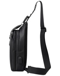 Рюкзак маленький на плечо однолямочный Wepower 1100-28 чёрная