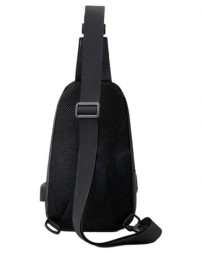 Рюкзак маленький на плечо однолямочный Wepower 1100-28 чёрная