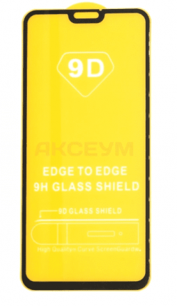 Защитное стекло для Huawei Honor Х8 9D черное