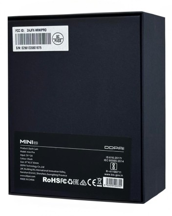  Видеорегистратор DDPAI MINI Pro (без экрана) EU черный