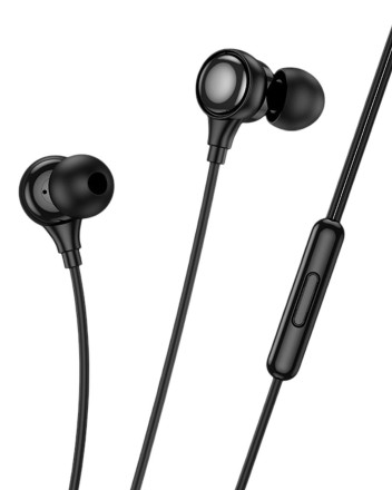  Стереонаушники Hoco M116 с микрофоном Type-C черные