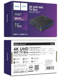 ТВ-приставка Hoco DQ07 4K/RAM-4GB/ROM-64GB черная