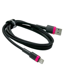 Usb Кабель-зарядка Lightning Baseus Cafule 1м (CALKLF-B19) черно-красный