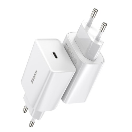  Сетевое зар. устр. Baseus Speed Mini 1C 3A 20W CCFS-SN02 белое