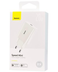 Сетевое зар. устр. Baseus Speed Mini 1C 3A 20W CCFS-SN02 белое