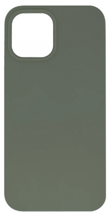 Накладка для i-Phone 13 Pro Max Silicone icase без логотипа, №34 тёмно-оливковый