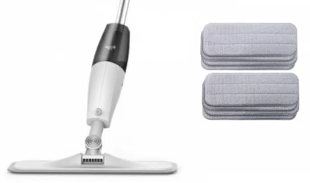  Сменная насадка для швабры Xiaomi Spray MOP 8шт серая
