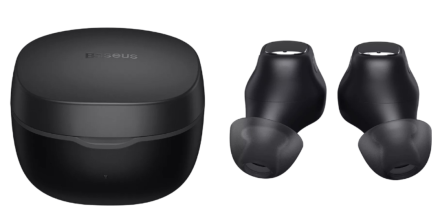  Мобильная Bluetooth-гарнитура Baseus Bowie WM01 BT5.0/40mAh (300mAh)/25ч(A00027000114-Z1) черная