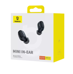 Мобильная Bluetooth-гарнитура Baseus Bowie WM01 BT5.0/40mAh (300mAh)/25ч(A00027000114-Z1) черная