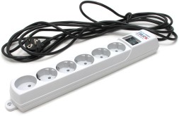 Сетевой фильтр Pilot S 6 розеток 5м белый