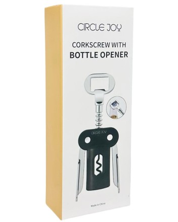  Штопор Circle Joy Corkscrew (CJ-KP04) черный