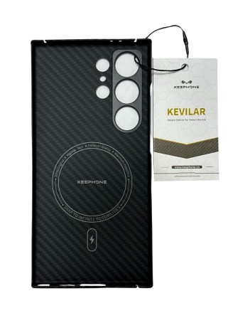  Накладка для Samsung Galaxy S24 Ultra Keephone Kevilar Magsafe черный