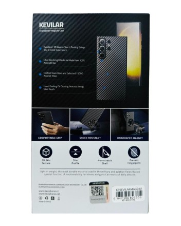  Накладка для Samsung Galaxy S24 Ultra Keephone Kevilar Magsafe черный