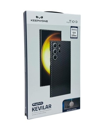  Накладка для Samsung Galaxy S24 Ultra Keephone Kevilar Magsafe черный