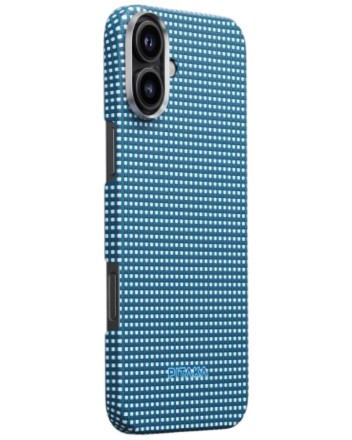  Накладка для i-Phone 16 6.1&quot; Pitaka Ultra Slim case синяя (Ocean blue)