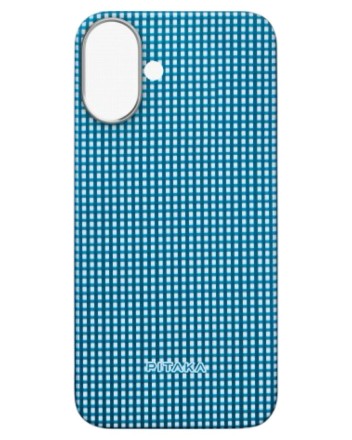  Накладка для i-Phone 16 6.1&quot; Pitaka Ultra Slim case синяя (Ocean blue)