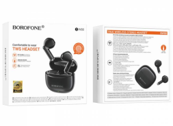 Беспроводные наушники TWS Borofone BW88 черные