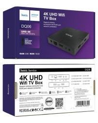 ТВ-приставка Hoco DQ06 4K/RAM-2GB/ROM-16GB черная