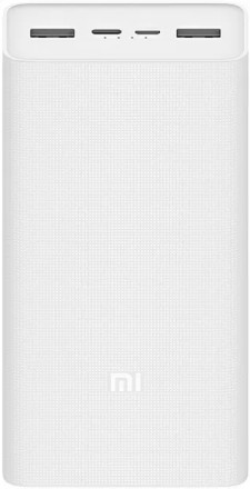  Powerbank Xiaomi 3 30000mAh 2USB/1C 3.6A VXN4307CN/PB3018ZM белый