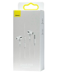 Стереонаушники с микрофоном Baseus Encok H18 NGCR030002 белые