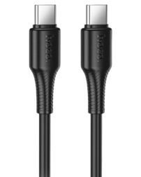 Usb Кабель-зарядка Type-C на Type-C Hoco X120 60W 1м черный