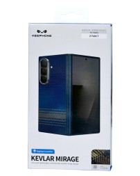 Накладка для Samsung Galaxy Z Fold 7 Keephone Kevlar Mirage MagSnap синий
