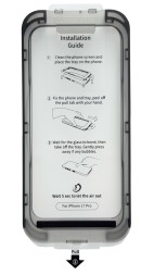 Защитное стекло i-Phone 17 Pro Keephone 3D Full Easy Fit прозрачное