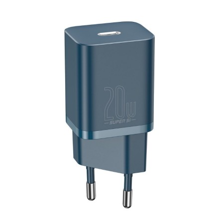  Сетевое зар. устр. Baseus Super Si 1C кабель Lightning 20W TZCCSUP-B03 синее