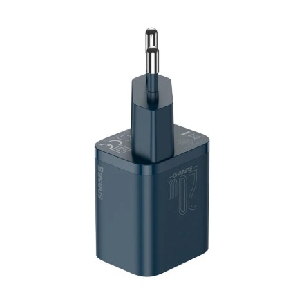  Сетевое зар. устр. Baseus Super Si 1C кабель Lightning 20W TZCCSUP-B03 синее