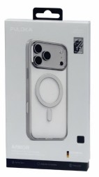 Накладка для i-Phone 17 Pro Max Puloka Armor Magsafe черный