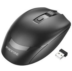 Мышь беспроводная Borofone BG7 черная
