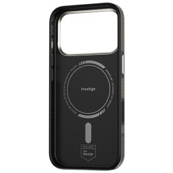 Накладка для i-Phone 17 Pro Benks ArmorPro Prestige Kevlar Magsafe коричневый