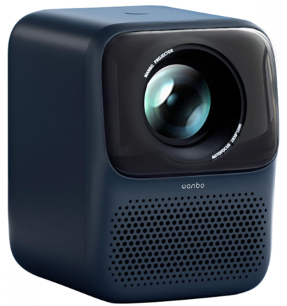  Проектор Wanbo Projector T2 MAX NEW (AI Auto-Focus/450 ANSI/High-Res/Low Noise) синий