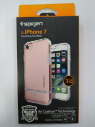 Чехол Spigen для i-Phone 7 Flip Armor, розовое золото (042CS20819)