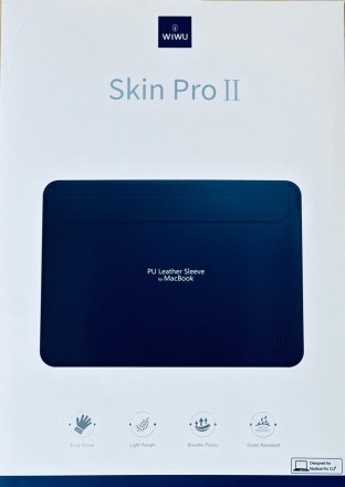  Папка для MacBook 13,3 Air WIWU Skin Pro 2 синяя