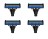  Сменные лезвия для бритвы Lemon Razor H300/H600 4шт