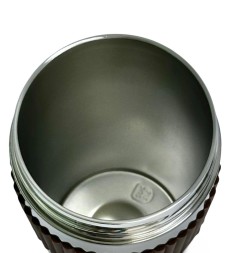 Термокружка Kiss Kiss Fish Rainbow 490ml коричневый-серебро