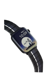 Сменный браслет PITAKA Poetry of Things Moon aramid &amp; carbon для Apple Watch 8/SE/Ultra черно-синий